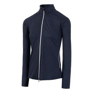 Island Green Womens/Ladies Embossed Full Zip Jacket / Navy